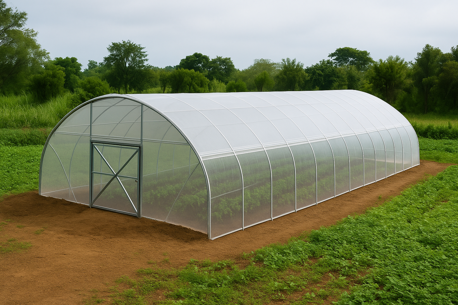 Serre pépinière 250 m²